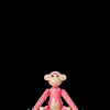 Clearance Abe mini i rosa fra serien Monkey | Køb her Nyheder|Træfigurer & Skulpturer
