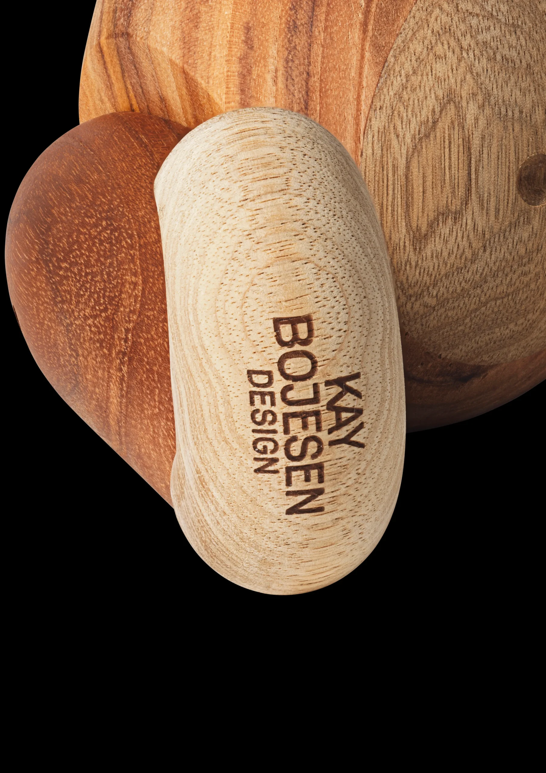 Hot Abe x DBU Herre 2024 stor teak/limba - Køb her Træfigurer & Skulpturer