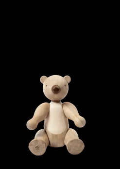 New Bjørn XXL i træ fra serien Masterpieces Træfigurer & Skulpturer