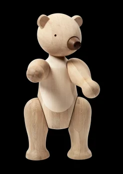 New Bjørn XXL i træ fra serien Masterpieces Træfigurer & Skulpturer