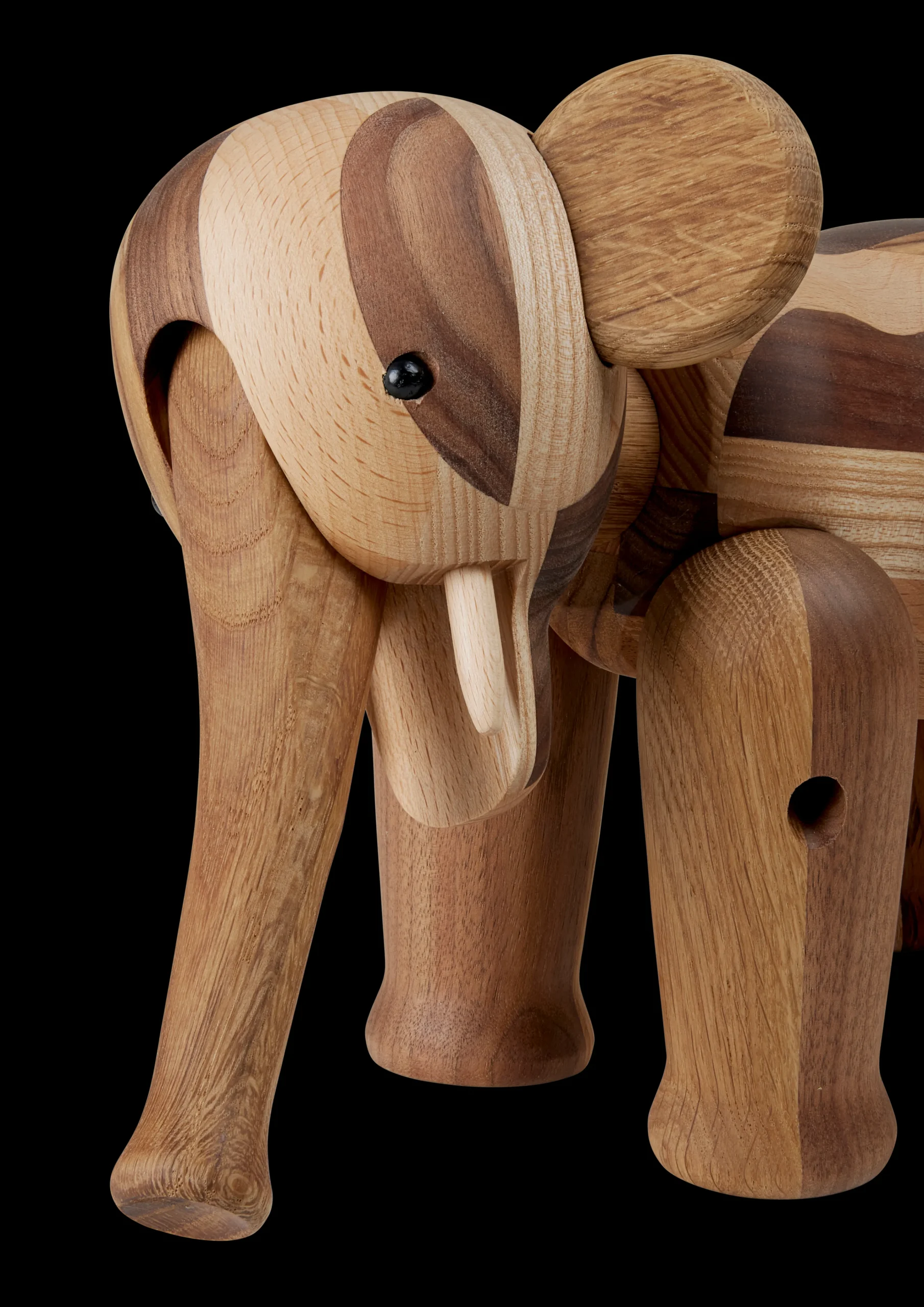 Outlet Elefant Reworked jubilæum stor mix træ | Køb her Træfigurer & Skulpturer