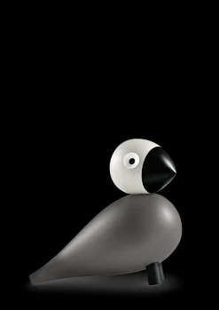 Discount Ernst Sangfugl H15.5 cm i grå | Køb her Træfigurer & Skulpturer