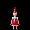 Outlet Jule Lise H17,5 i rød fra serien Figurines Træfigurer & Skulpturer