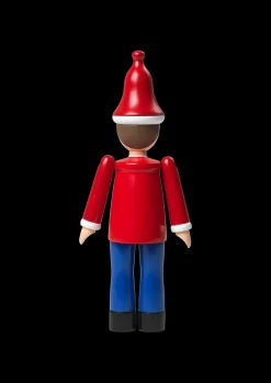 Clearance Jule Ole H17.5 i rød fra serien Figurines Træfigurer & Skulpturer