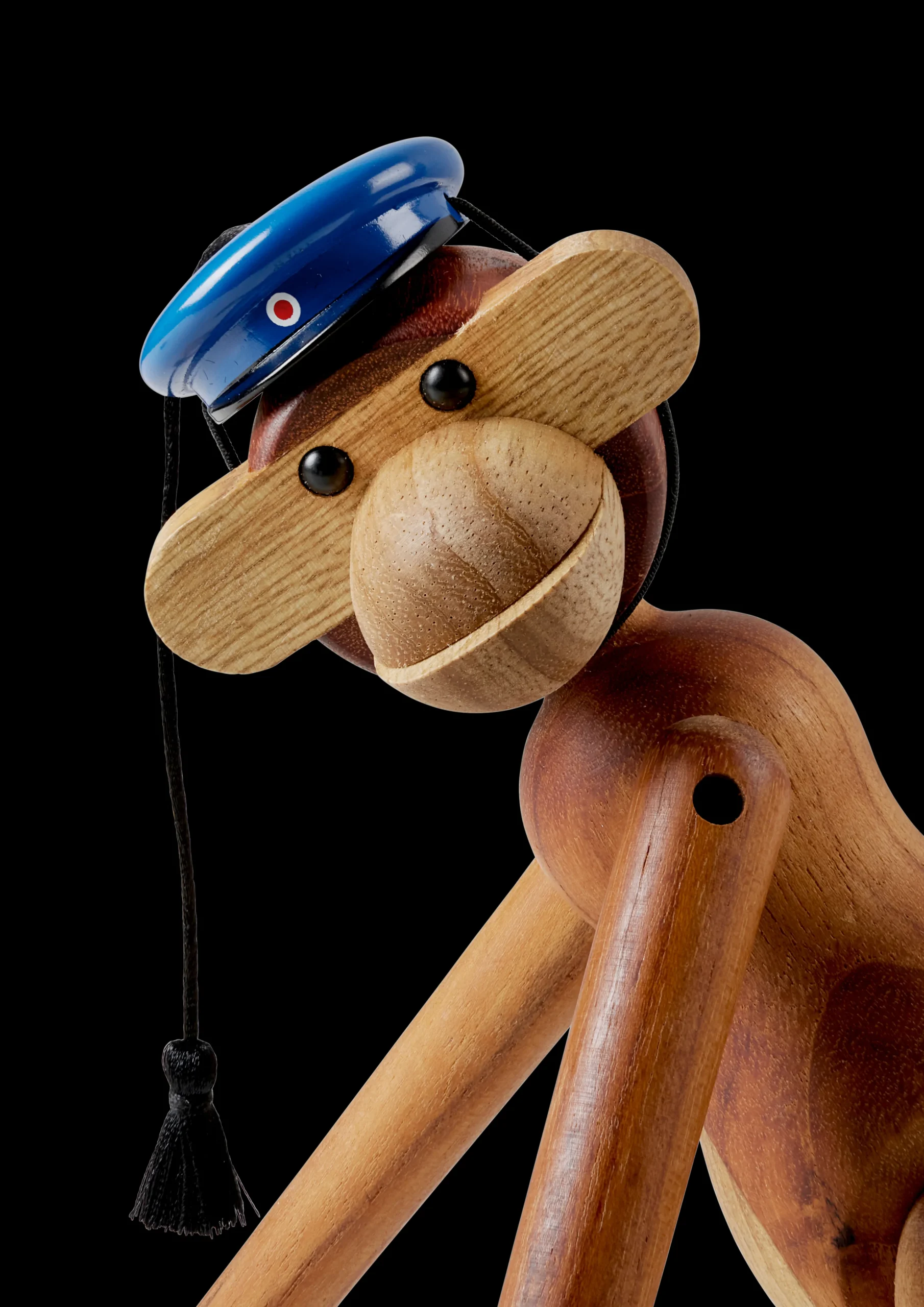 Clearance Russelue lille i blå fra serien Figurines Træfigurer & Skulpturer