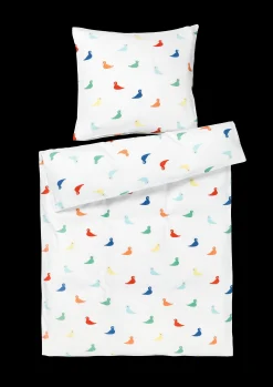 Sengetøj Sangfugl junior 100x140 multi | Køb her Børn Baby- & Juniorsengetøj|Baby- & Juniorsengetøj