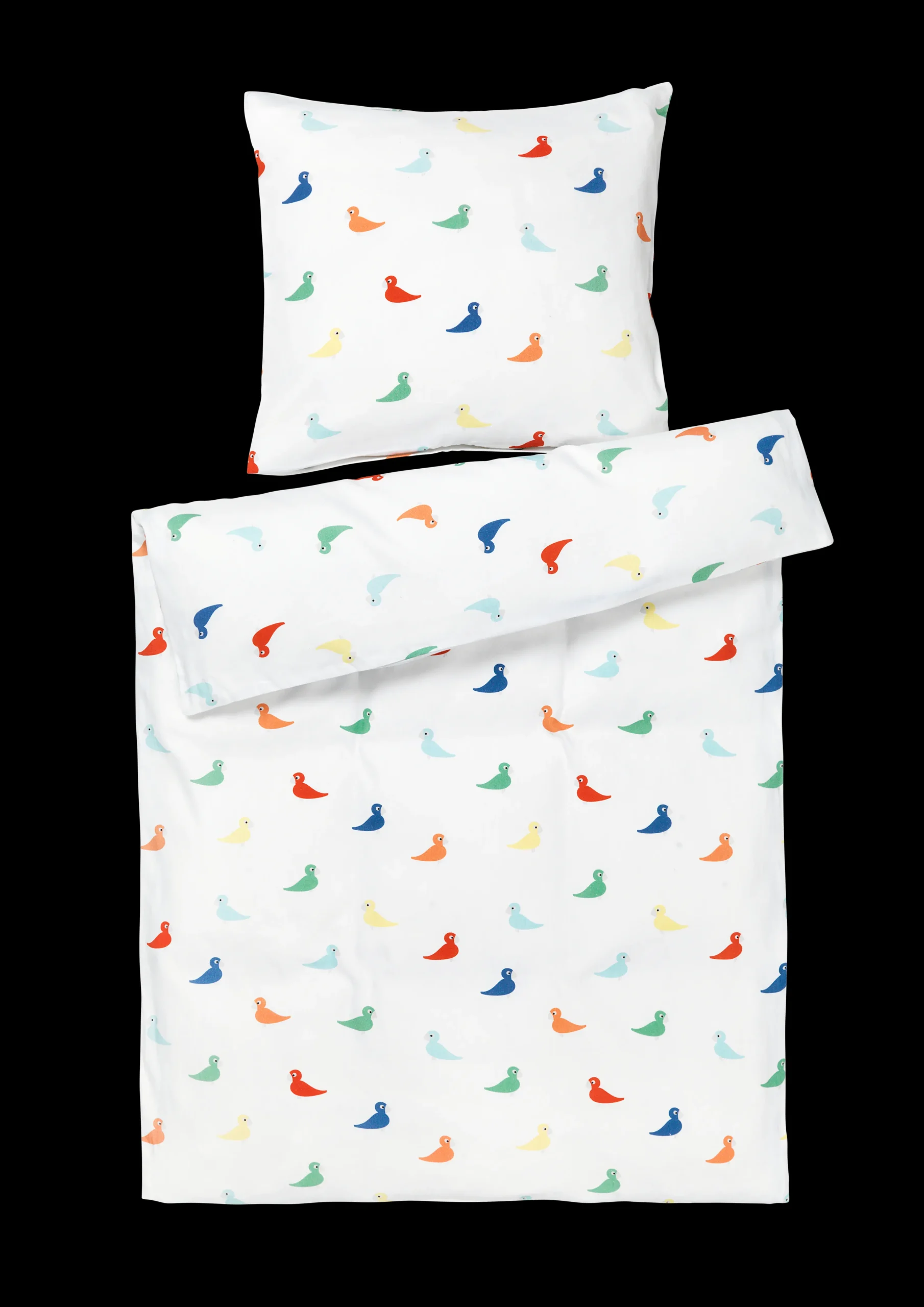 Sengetøj Sangfugl junior 100x140 multi | Køb her Børn Baby- & Juniorsengetøj|Baby- & Juniorsengetøj