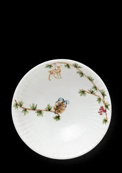 Online Hammershøi Christmas Skål Ø16 cm hvid m. deko 2 stk. Serveringsskåle|Julestel & Borddækning