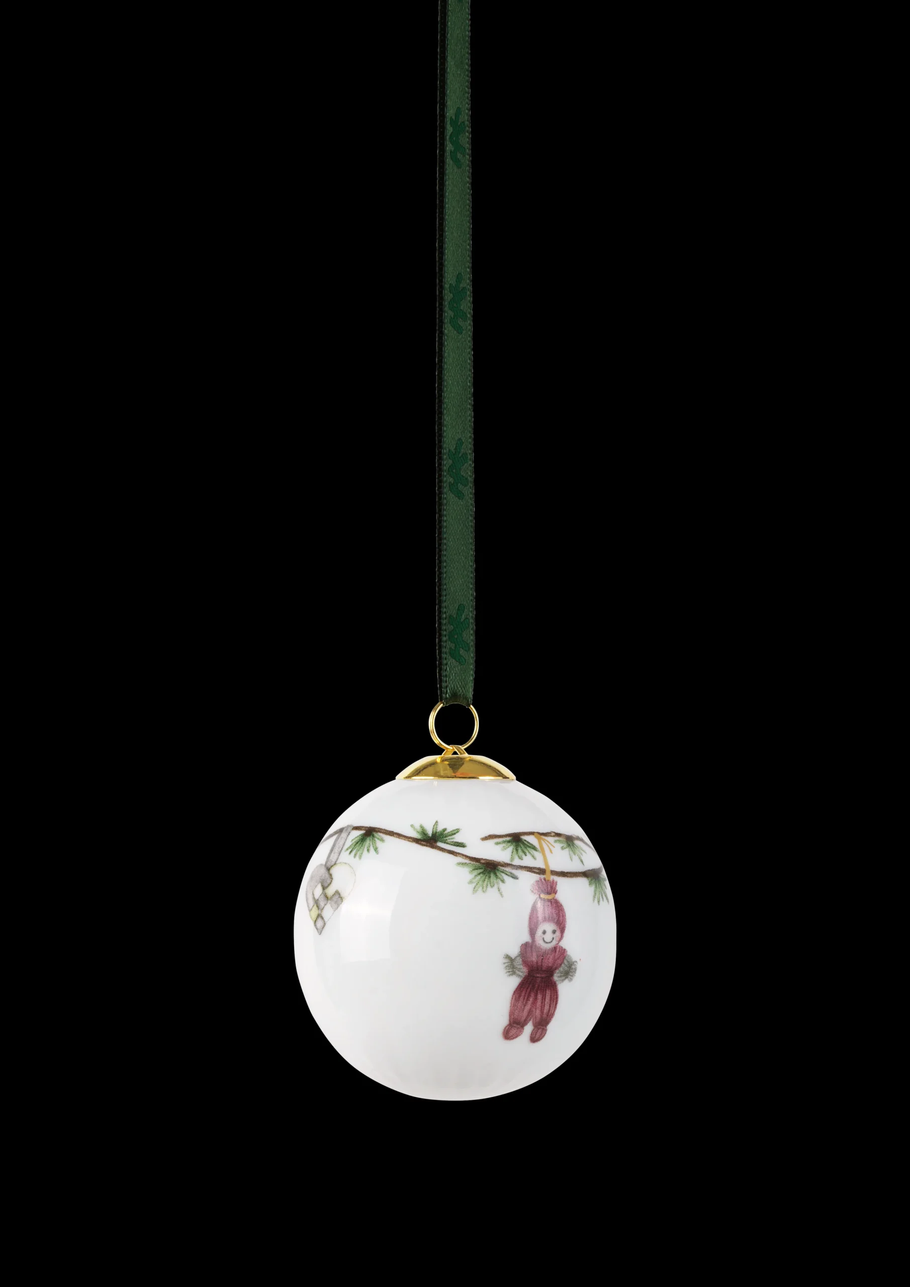 New Hammershøi Christmas juleornamenter hvid m. deko Julepynt|Julepynt
