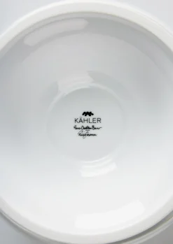 Clearance Hammershøi Poppy Kagefad hvid m. deko | Køb her Kagefad & Etagere|Serveringsfade
