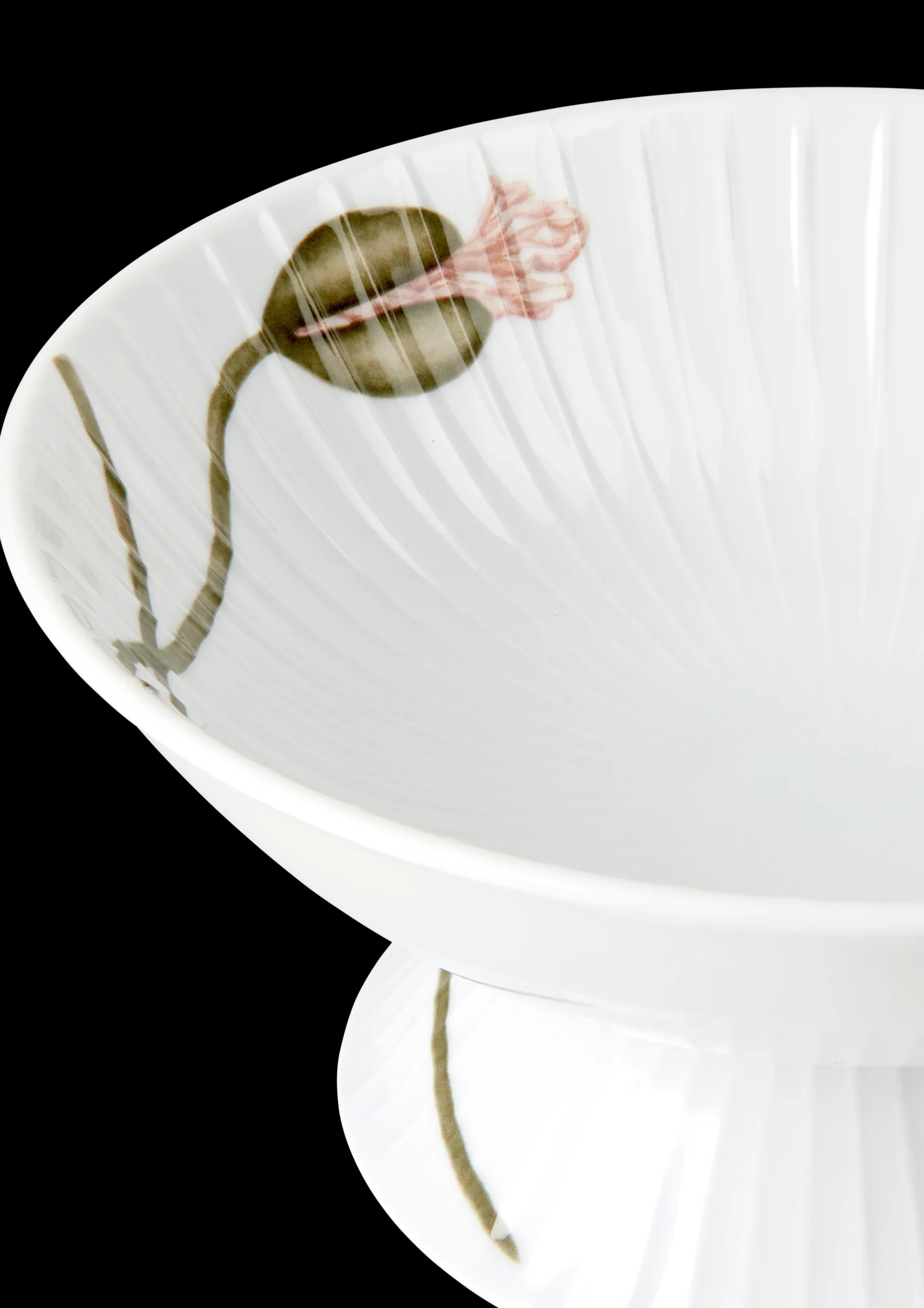 Hot Hammershøi Poppy Opsats Ø16 cm hvid m. deko | Køb her Kagefad & Etagere