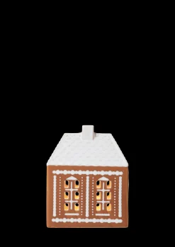 Sale Lyshus mellem i brun fra serien Gingerbread | Køb her Lysestager & Stearinlys|Lyshuse