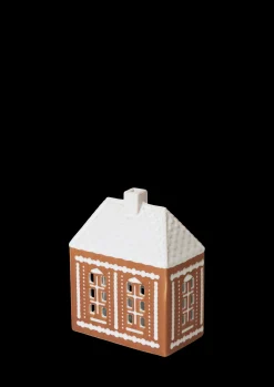 Sale Lyshus mellem i brun fra serien Gingerbread | Køb her Lysestager & Stearinlys|Lyshuse