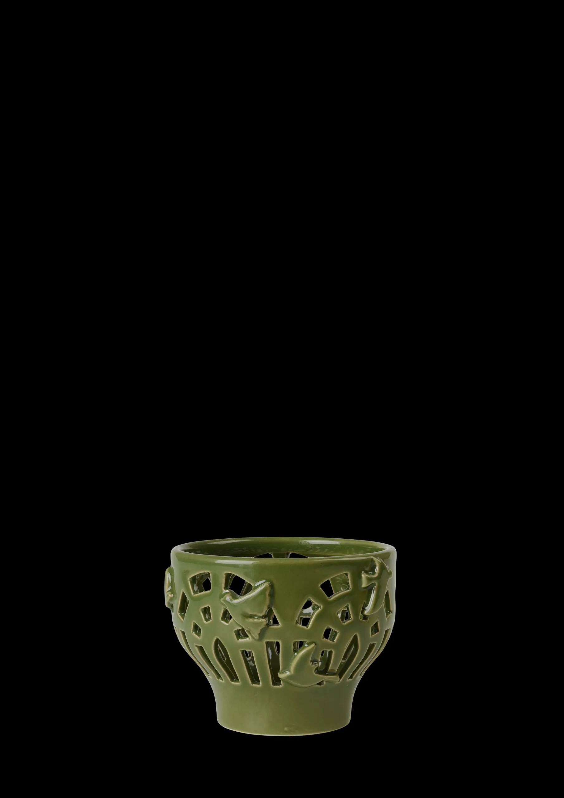 Clearance Orangery Fyrfadsstage Ø9.5 cm green garden | Køb her Lysestager & Stearinlys|Fyrfadsstager