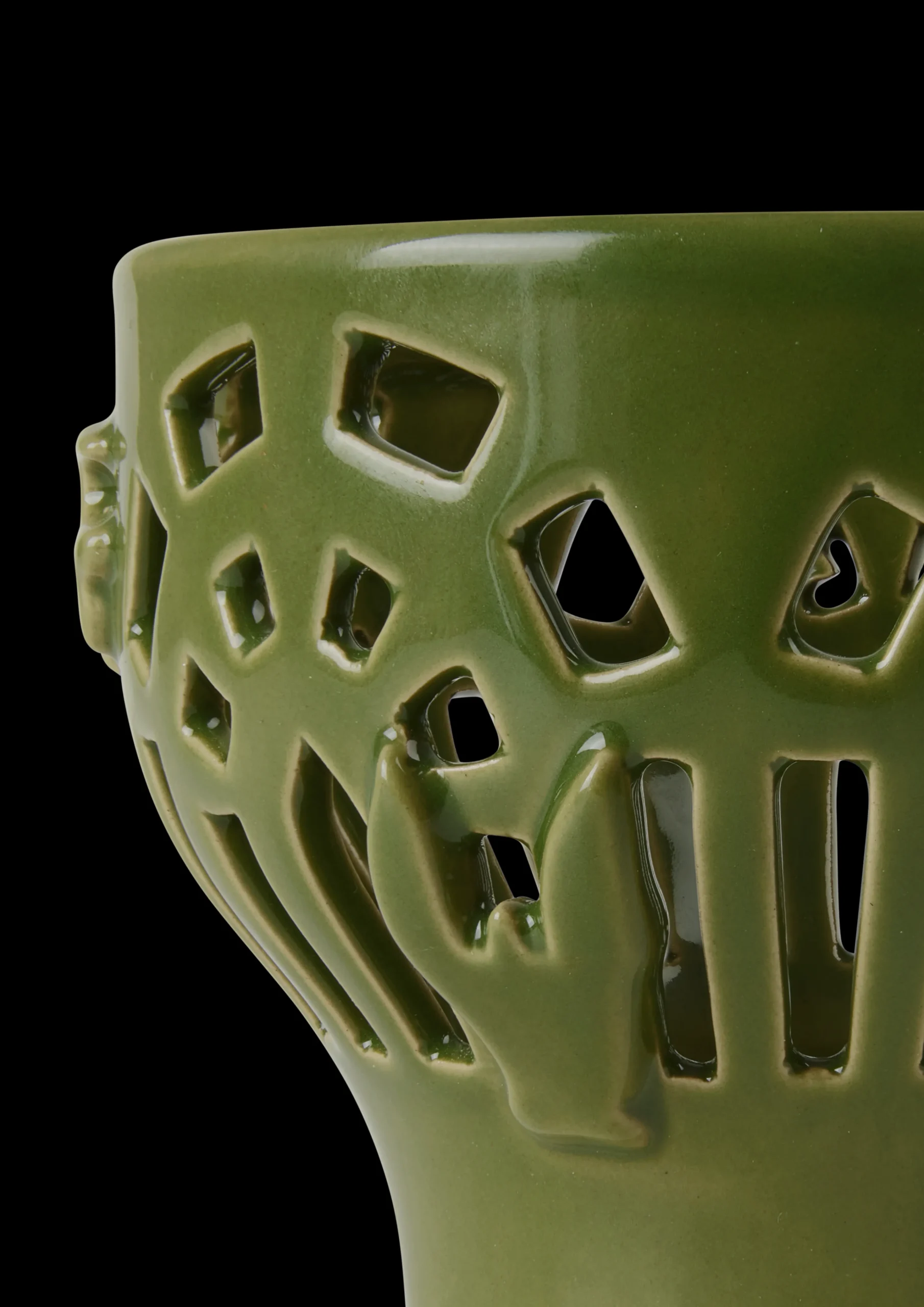 Clearance Orangery Fyrfadsstage Ø9.5 cm green garden | Køb her Lysestager & Stearinlys|Fyrfadsstager