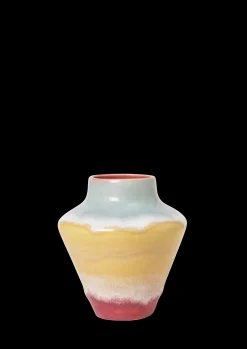 Best Poppery Vase H12 cm pink/mint/gul | Køb hos os Vaser & Urtepotteskjulere