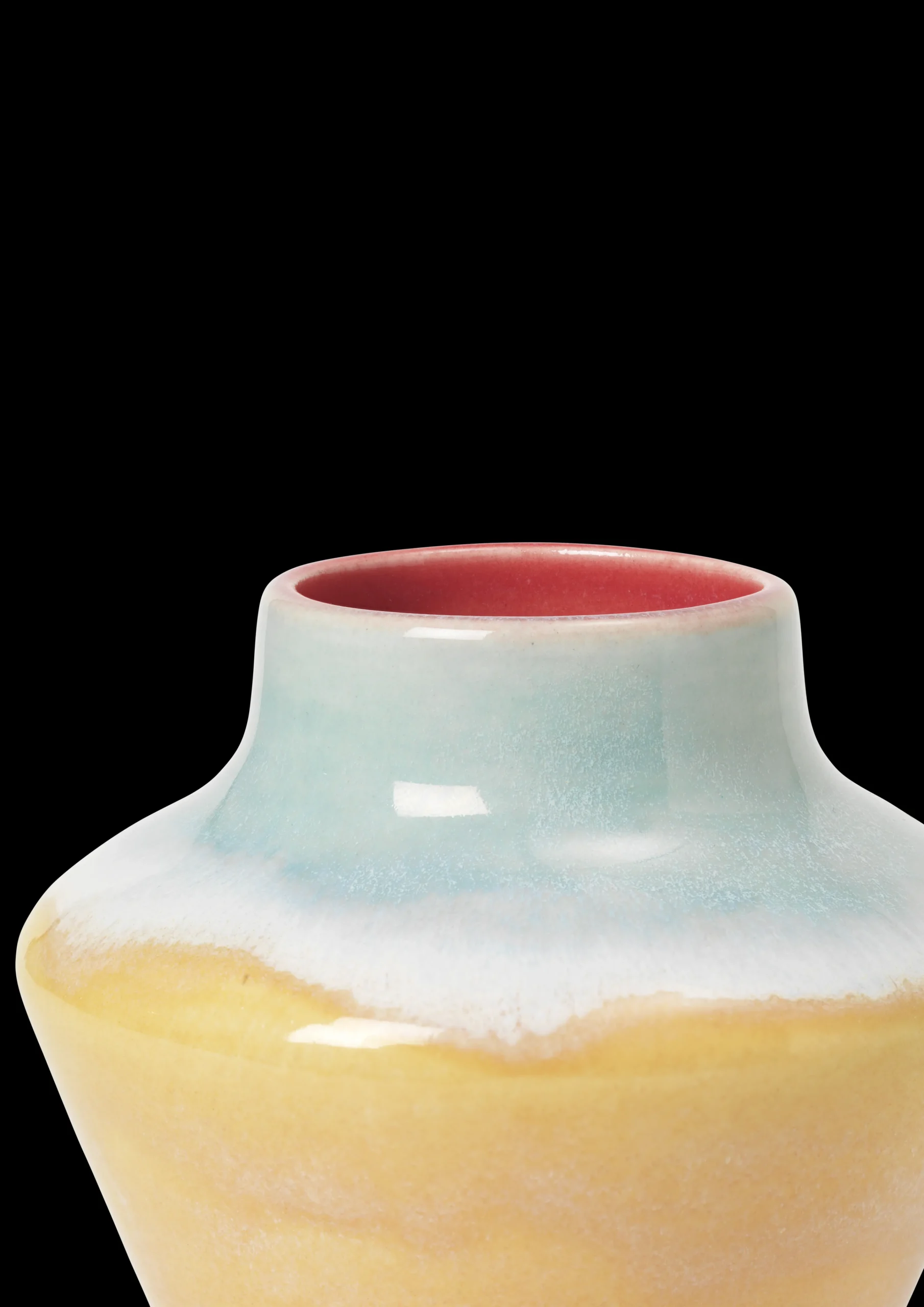 Best Poppery Vase H12 cm pink/mint/gul | Køb hos os Vaser & Urtepotteskjulere