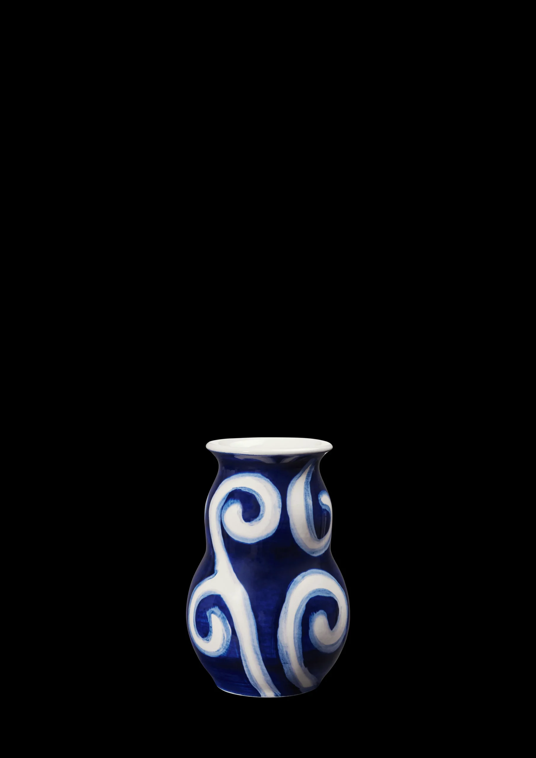 Clearance Vase H13 cm i blå fra serien Tulle | Køb her Vaser & Urtepotteskjulere