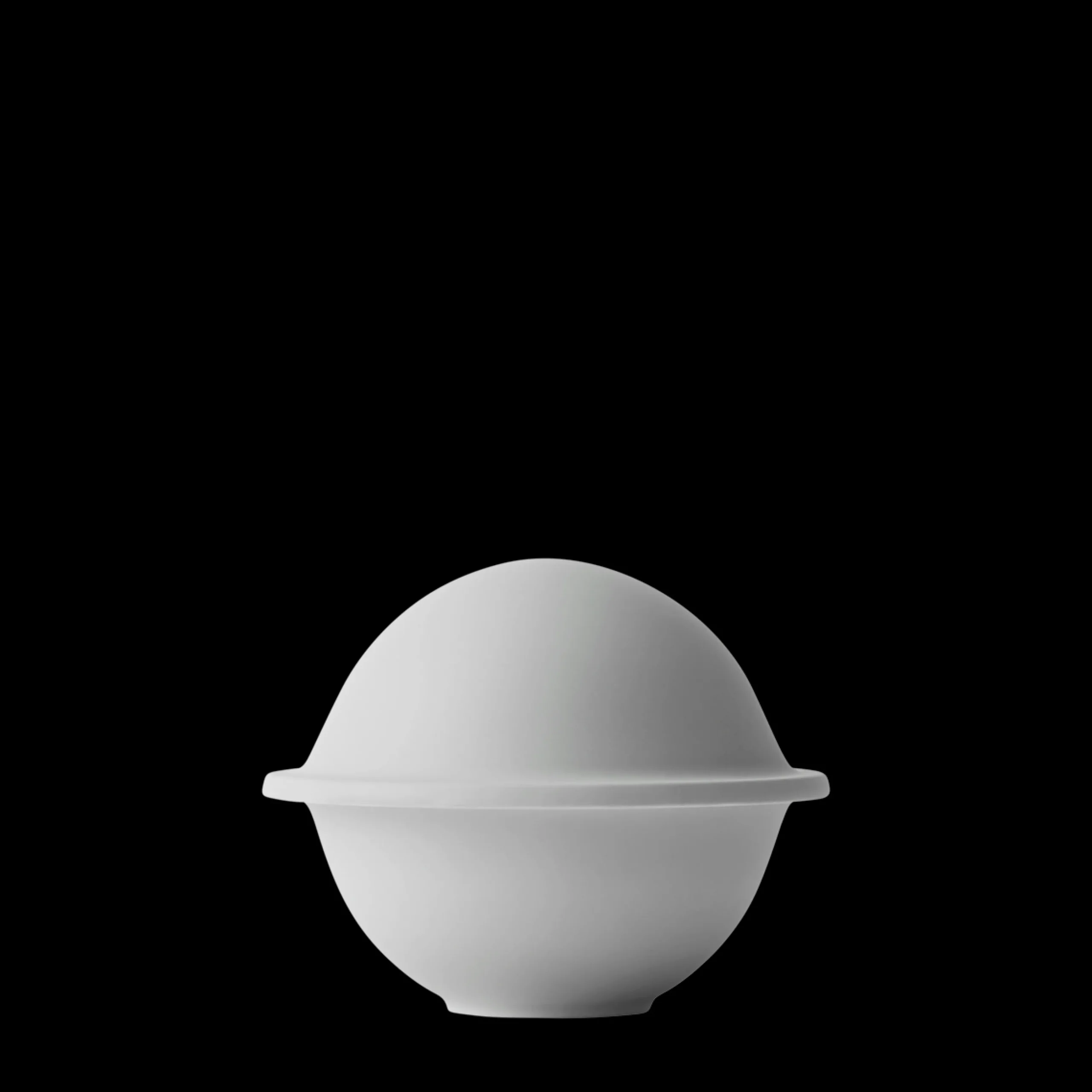 New Chapeau Bonbonniere Ø16 cm lys grå porcelæn Bonbonniere|Øvrig Køkkenopbevaring