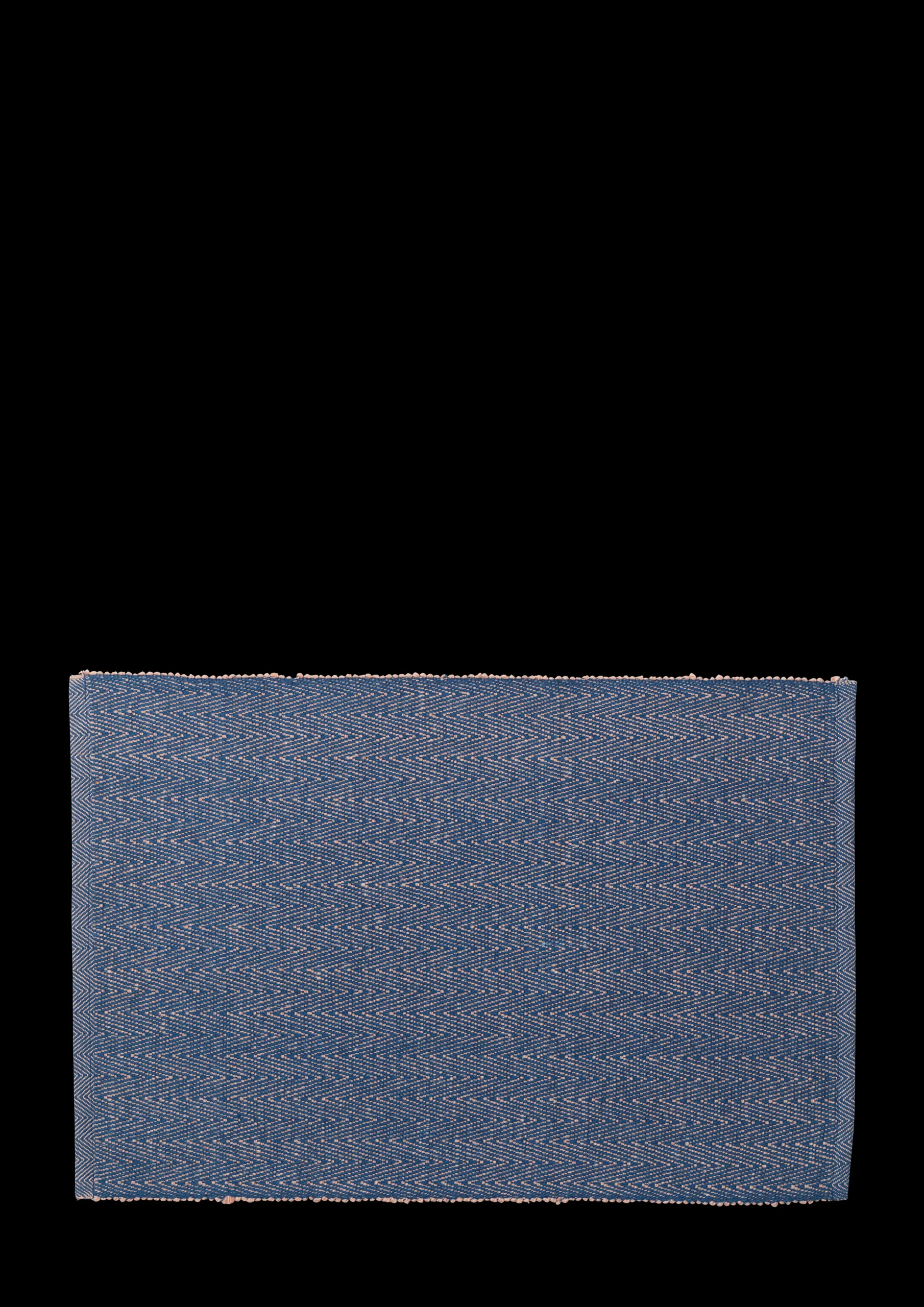 Clearance Herringbone Dækkeserviet 43x30 cm blå Dækkeservietter|Dækkeservietter