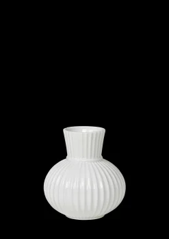 Hot Lyngby Tura Vase H14.5 hvid porcelæn Vaser & Urtepotteskjulere