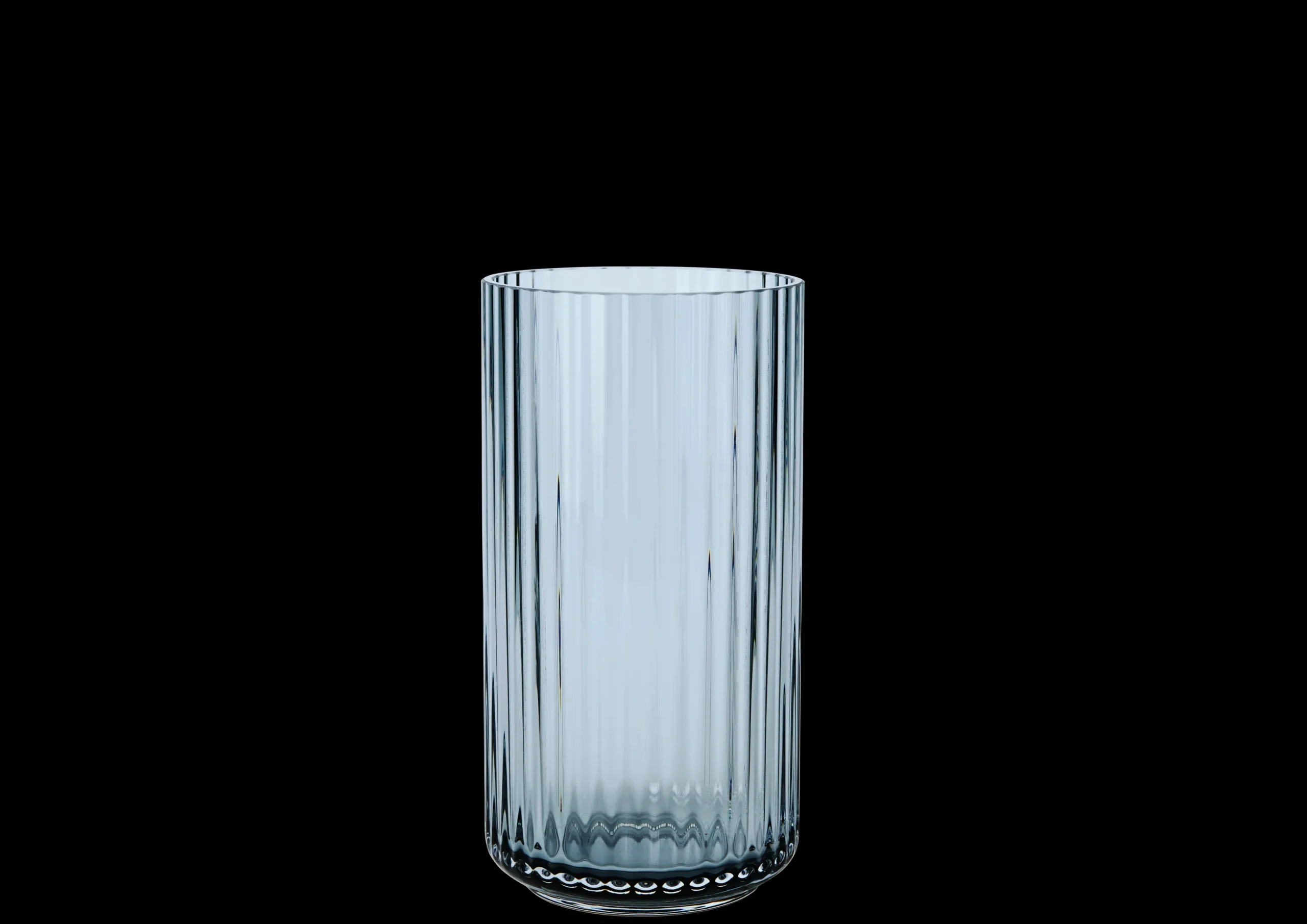 Best Lyngby Vase midnight blue mundblæst glas Vaser & Urtepotteskjulere