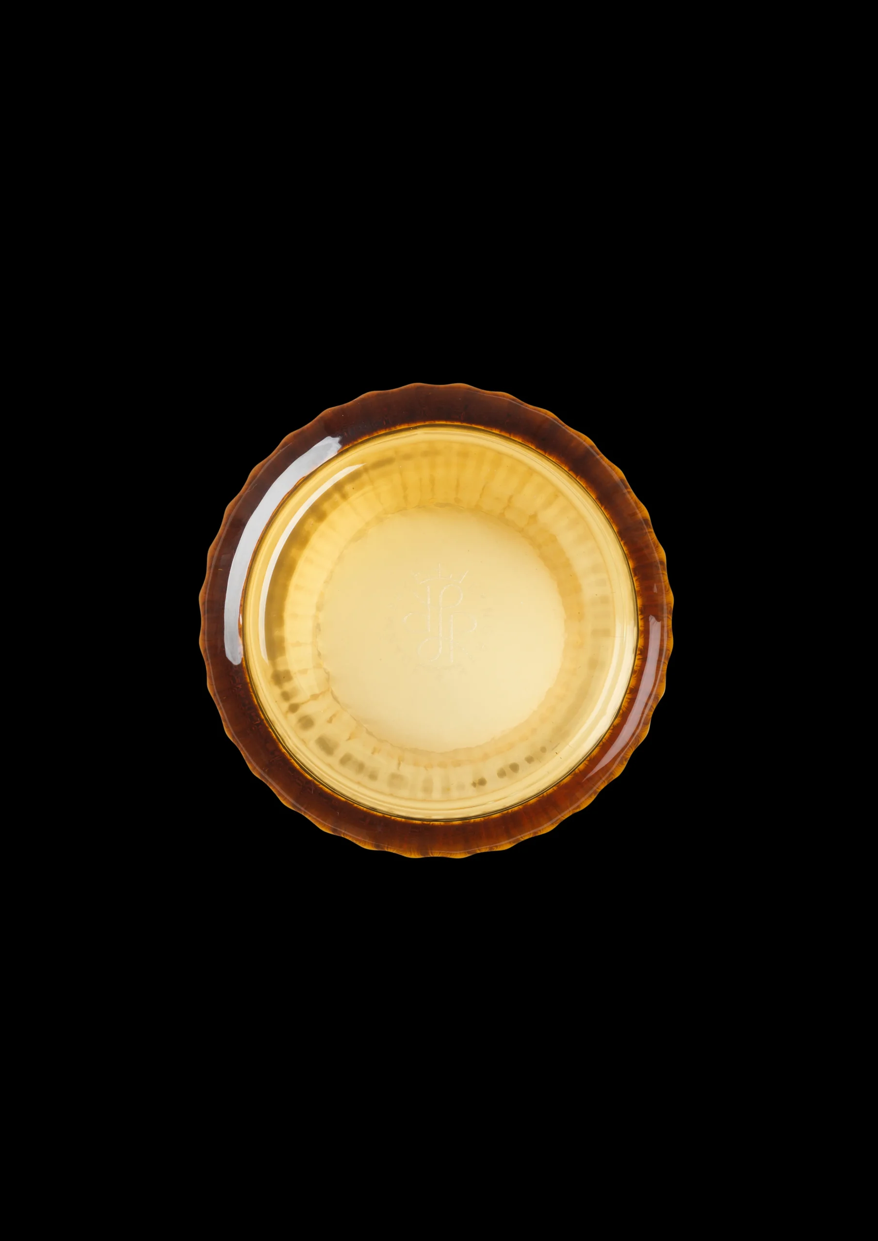 Lyngby Vase H15.5 amber mundblæst glas Vaser & Urtepotteskjulere