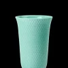 Clearance Rhombe Color Vase aqua porcelæn | Køb her Vaser & Urtepotteskjulere