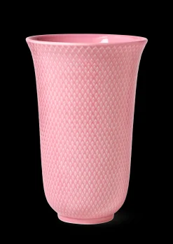 Online Rhombe Color Vase H20 rosa porcelæn Vaser & Urtepotteskjulere