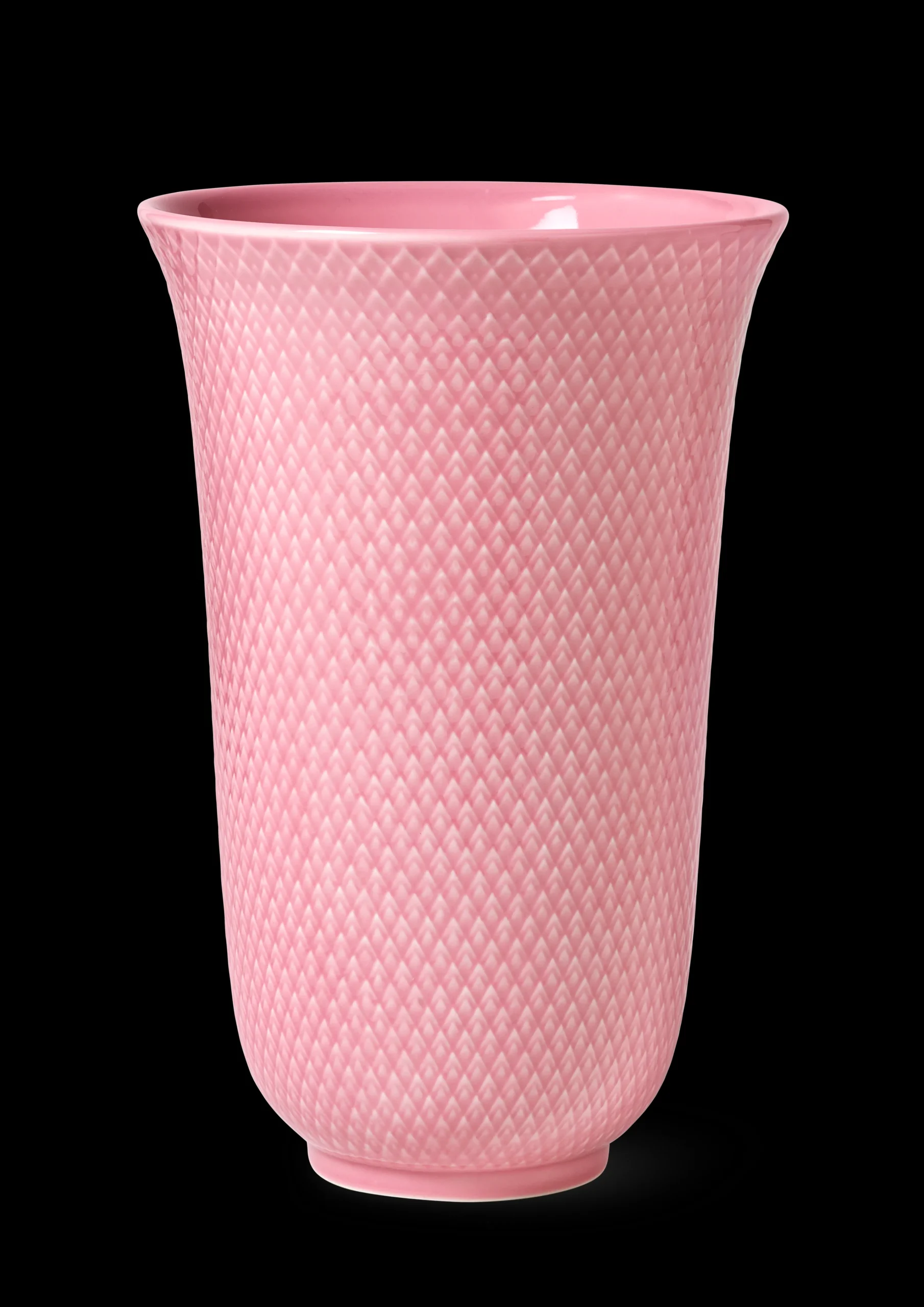 Online Rhombe Color Vase H20 rosa porcelæn Vaser & Urtepotteskjulere
