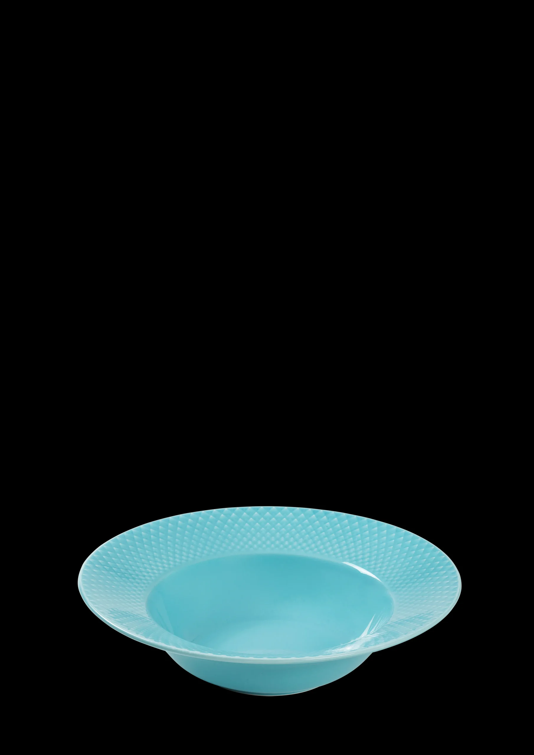Best Rhombe Color Dyb tallerken Ø24.5 cm turkis Dybe Tallerkener|Stel