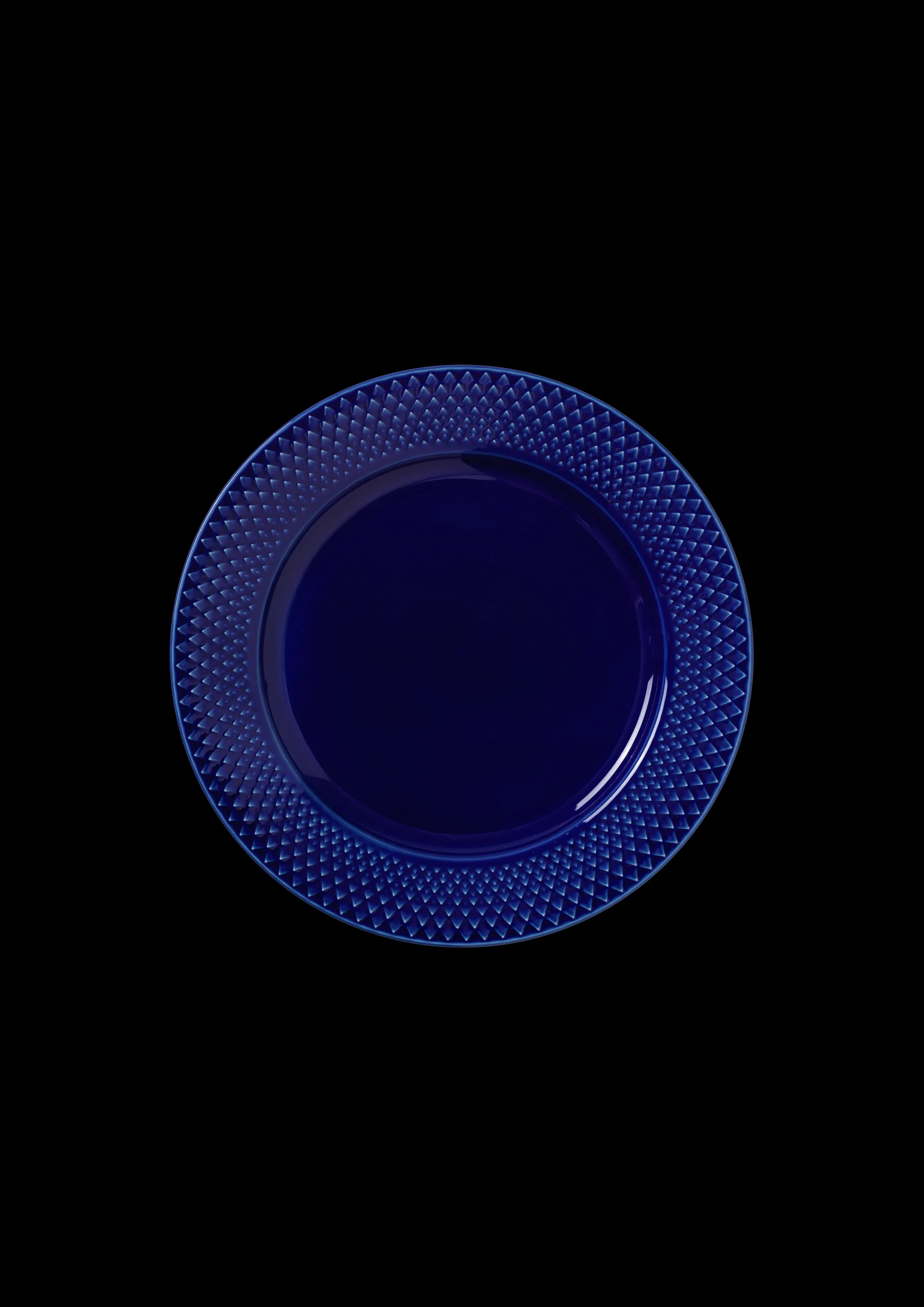 New Rhombe Color Frokosttallerken mørk blå Frokosttallerkener|Stel