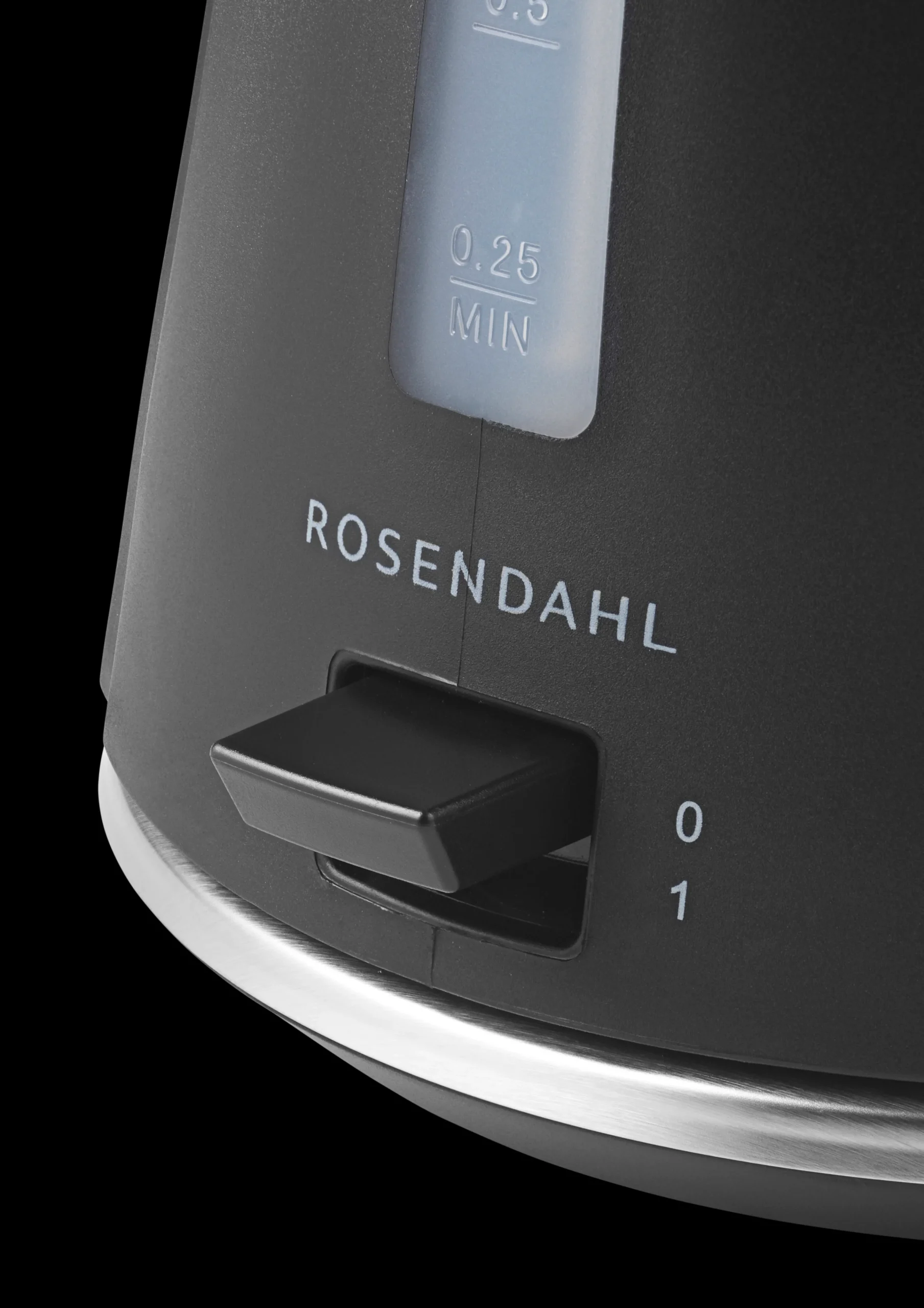 Hot Grand Cru Elkedel 1,4 l sort/stål | Køb her Elkedler