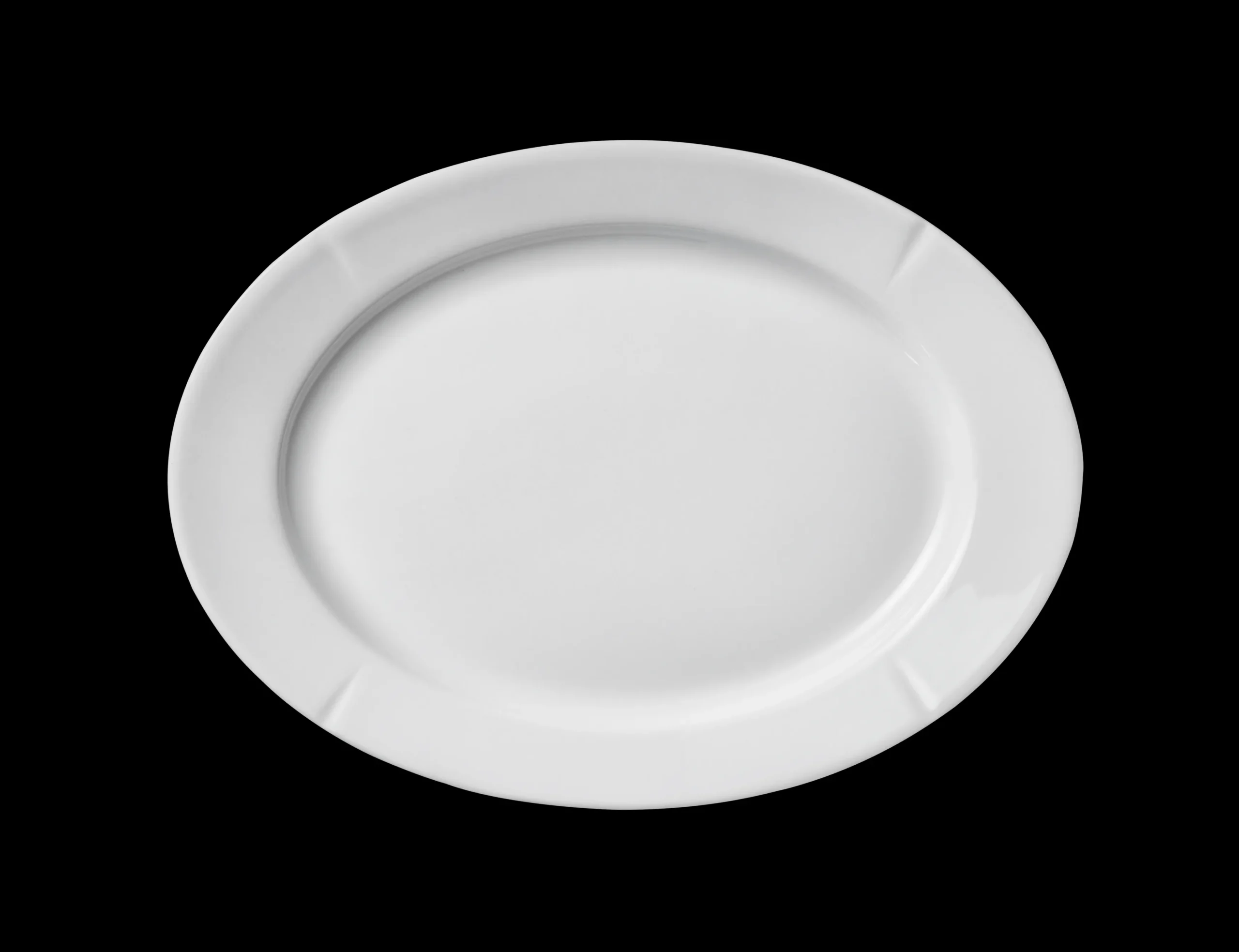 Outlet Grand Cru Oval tallerken 17.5x23.5 hvid | Køb her Frokosttallerkener|Stel