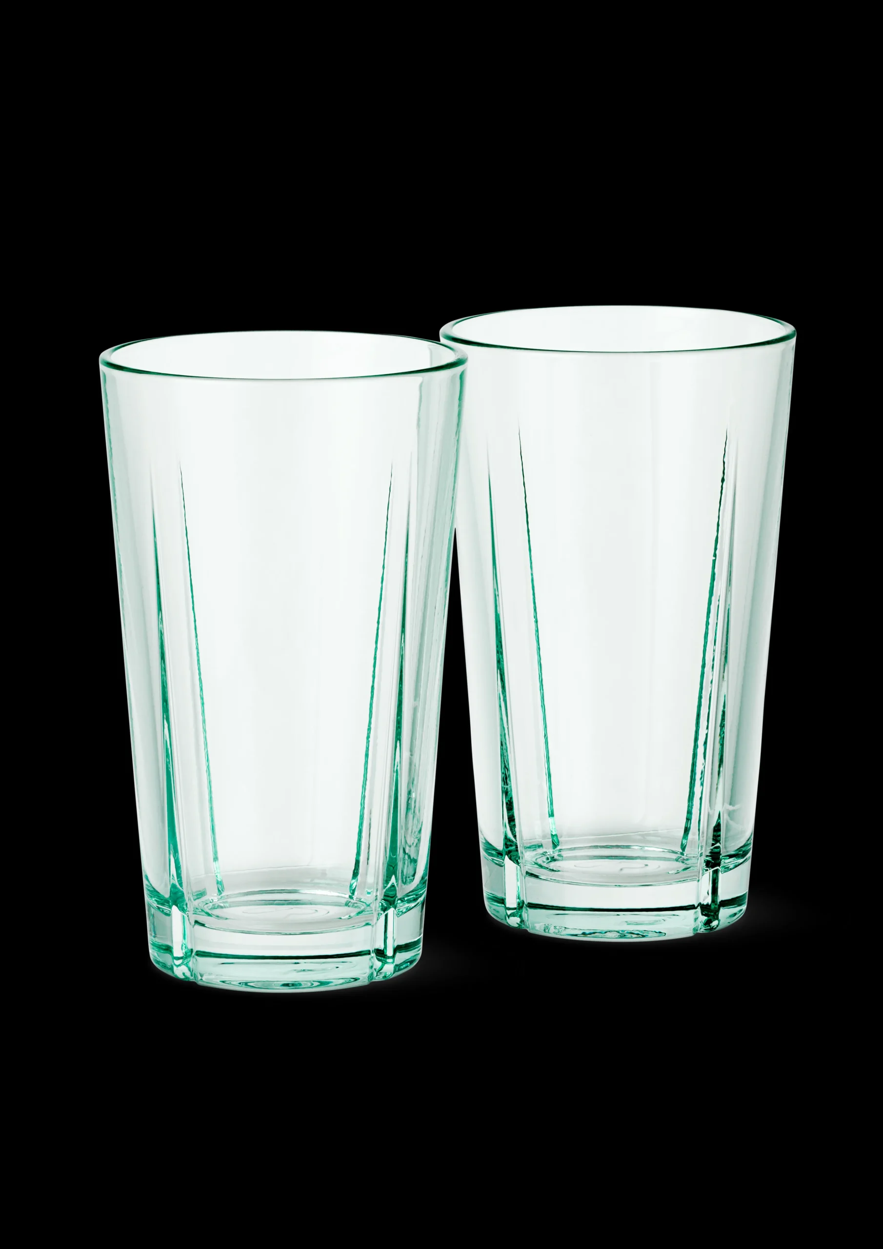 Grand Cru Recycled Caféglas 37 cl klar grøn 2 stk. Café- Og Latteglas