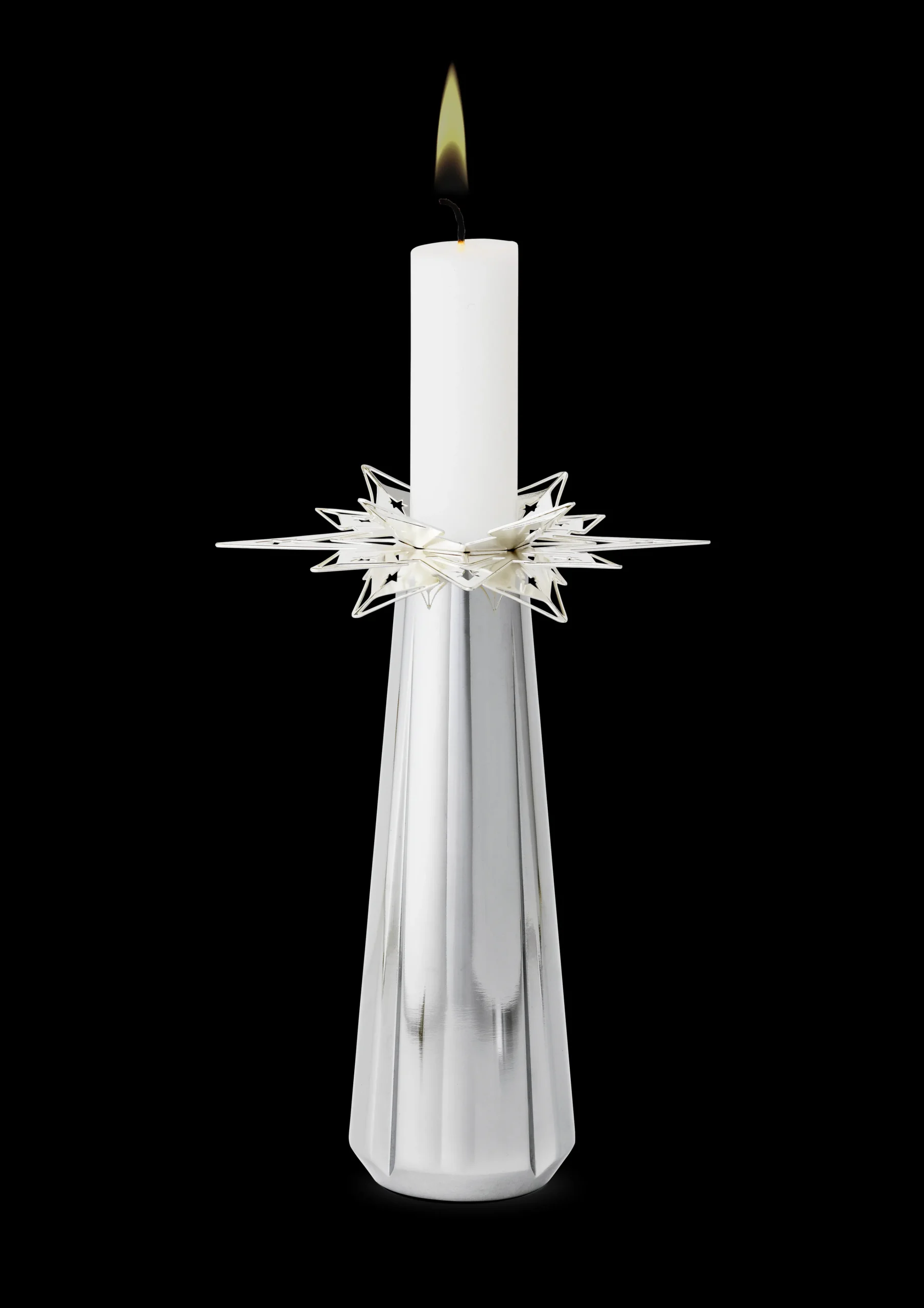 New Lysmanchet stjerne H3 2 stk. i sølv | Køb her Lysestager & Stearinlys|Lysestage Tilbehør