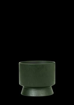 Clearance Recycled Urtepotteskjuler Ø12 cm mørk grøn Vaser & Urtepotteskjulere|Urtepotter