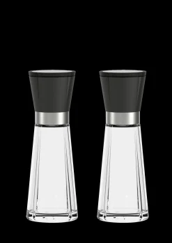 Discount Salt| og pebersæt H20.5 cm 2 sæt i sort | Køb her Salt Og Pebersæt|Salt & Peber