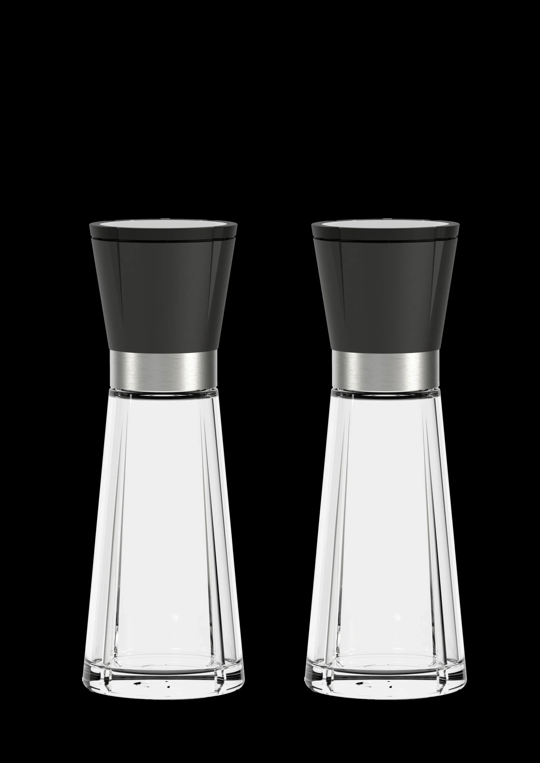 Discount Salt| og pebersæt H20.5 cm 2 sæt i sort | Køb her Salt Og Pebersæt|Salt & Peber